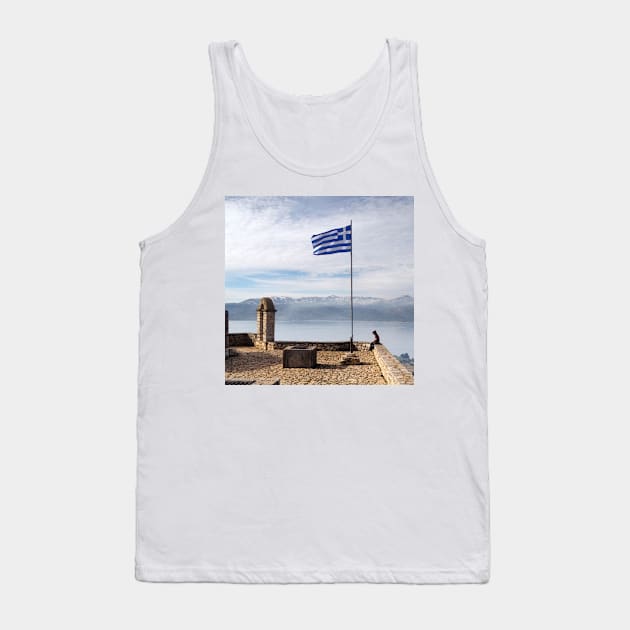 Praying for Greece Tank Top by wanungara